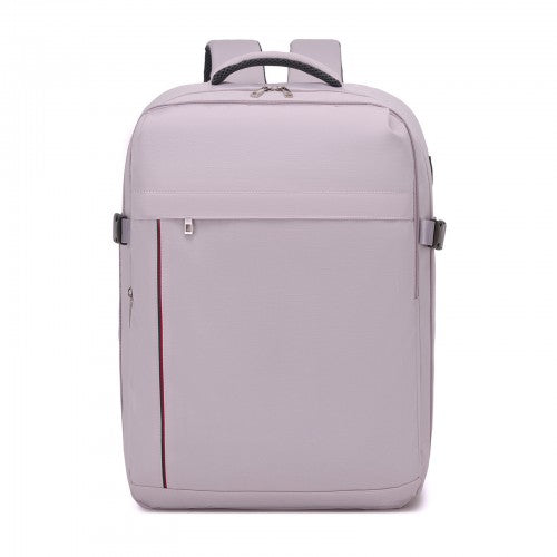 Kono 32L Large Cabin Backpack For 17.3 Inch Laptop With Luggage Strap Purple | Neil's Luggage Store