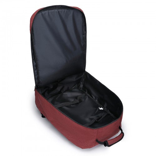 BPK2531L - Kono Multi-purpose Business Large Backpack–Fits 15.6" Laptop, Ideal for Work, Travel & Daily Commute - Burgundy | Neil's Luggage Store