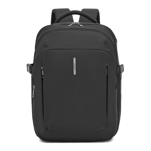 BPK2602- Kono Cabin Approved Carry On Backpack 40×30×20cm, Water Resistant 15.6 Inch Laptop Travel Rucksack with Dry-wet Separation Pouch - Black | Neil's Luggage Store
