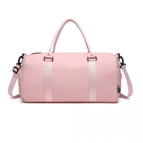 EA2213 - Kono Multi Waterproof Gym bag Carry On Weekend Bag - Pink | Neil's Luggage Store
