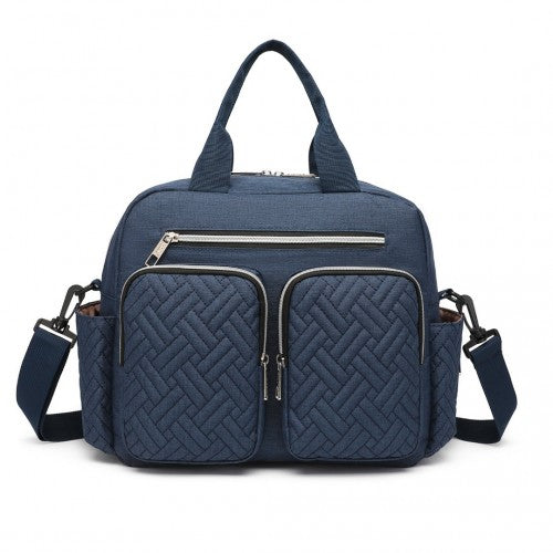 EQ2248 - Kono Durable And Functional Changing Tote Bag - Navy | Neil's Luggage Store