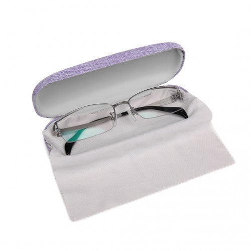G4043 - Kono Hard Shell Glasses Case - Purple | Neil's Luggage Store
