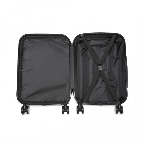 K1995L - Kono Hard Shell ABS Carry On Suitcase 20 Inch - Nude | Neil's Luggage Store