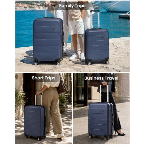 Kono 20 24 28 PC Hard Shell Suitcase Set Lightweight Luggage With Silent Wheels | Neil's Luggage Store