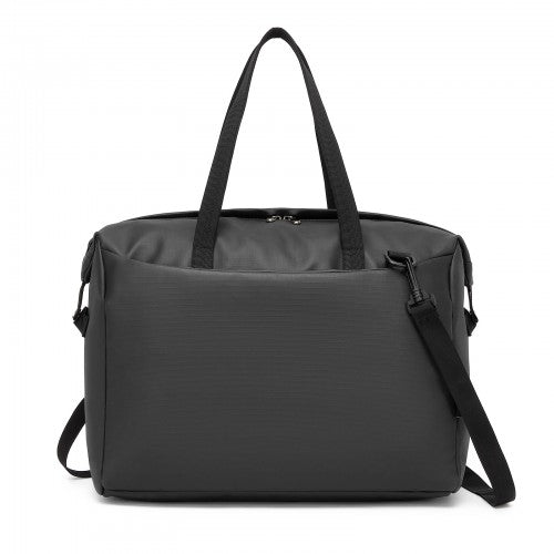 TVK2522 - Kono 40×30×20cm Cabin Approved Travel Bag - Versatile Carry-On Shoulder Bag for Travel, Gym, Business & Daily Use - Black | Neil's Luggage Store