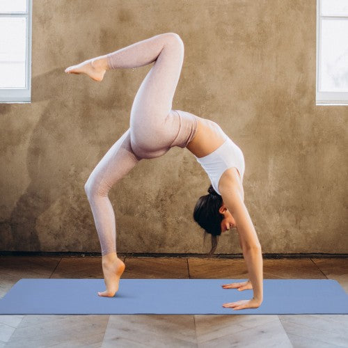 Yoga-1 - Kono TPE Non-slip Classic Yoga Mat - Blue | Neil's Luggage Store