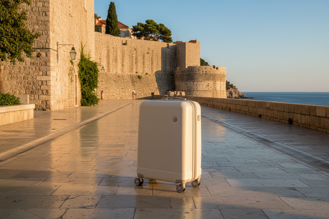 Lightweight hardshell cabin suitcase for Croatia holiday — Neil's Luggage Store UK