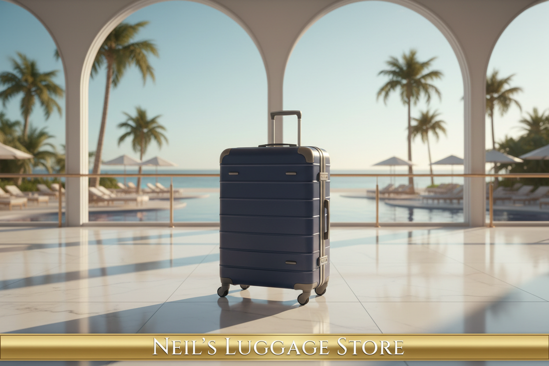 "Hard shell suitcase for TUI holidays — Neil's Luggage Store authorised UK luggage retailer"