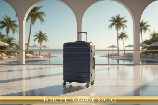 "Hard shell suitcase for TUI holidays — Neil's Luggage Store authorised UK luggage retailer"