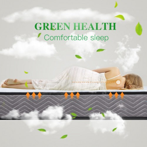 MTS001 - Good Nite Small Double Memory Foam & Spring Mattress-120x190x18cm-Quilted, Hypoallergenic, Breathable Design with Lumbar Support | Neil's Luggage Store
