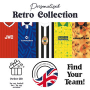 Leeds - 1994 Away Shirt - Personalised Retro Lightweight, Microfibre Beach Towel - 150cm x 75cm