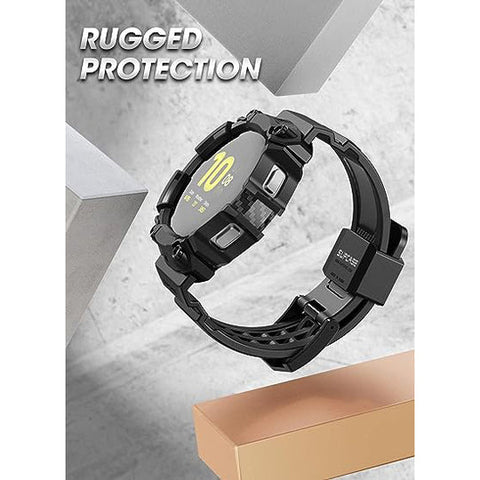 Galaxy Watch 4 / 5 and 6 44mm Unicorn Beetle PRO Wristband Case-Black