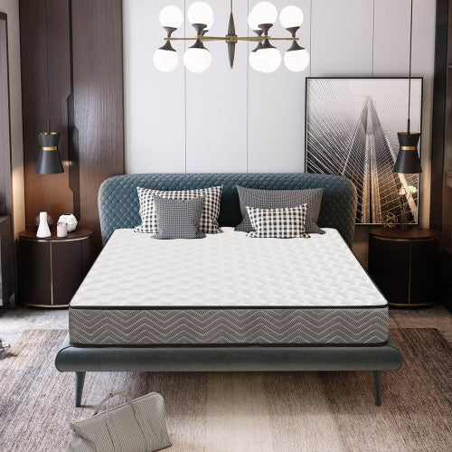 MTS001 - Good Nite Small Double Memory Foam & Spring Mattress-120x190x18cm-Quilted, Hypoallergenic, Breathable Design with Lumbar Support | Neil's Luggage Store