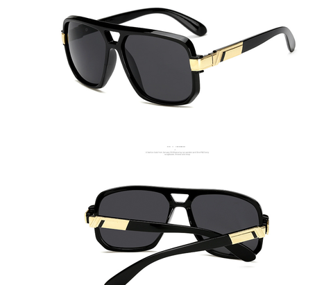Vintage Full-Frame Retro Sunglasses