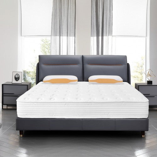 MTS002 - Good Nite Premium King Size Memory Foam Quilted Spring Mattress - Medium Firmness Breathable Fabric Mattress - 150×200×20cm | Neil's Luggage Store
