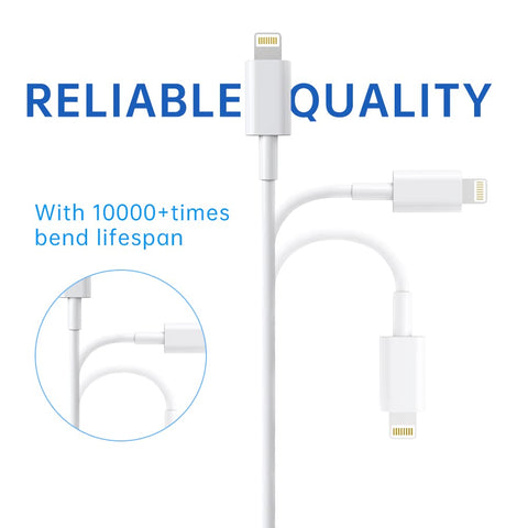 Charging Cables 2 Pack for iPhone 14/13/12/11Pro/Max/XS/X/XR/8/7/6 (3.3 FT)