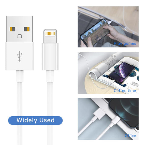Charging Cables 2 Pack for iPhone 14/13/12/11Pro/Max/XS/X/XR/8/7/6 (3.3 FT)