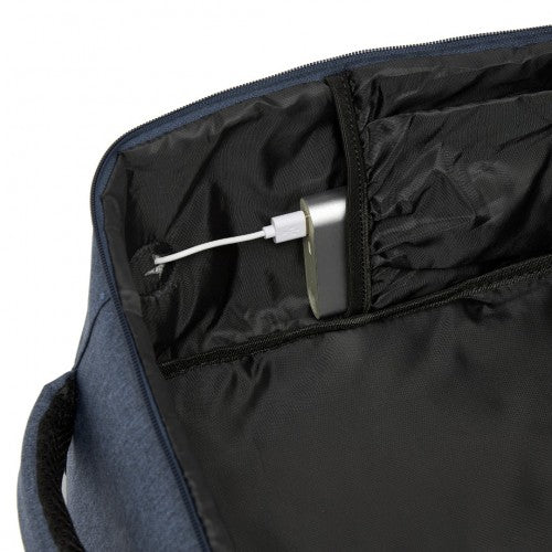 BPK2505 - Kono Urban Smart 15L Carry-On Backpack with Luggage Strap – Ideal for Travel, Work & Daily Commute - Navy | Neil's Luggage Store