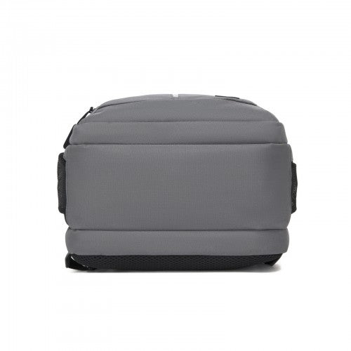 Kono 15.6 Inch Laptop Backpack For Work And Business Travel Grey | Neil's Luggage Store