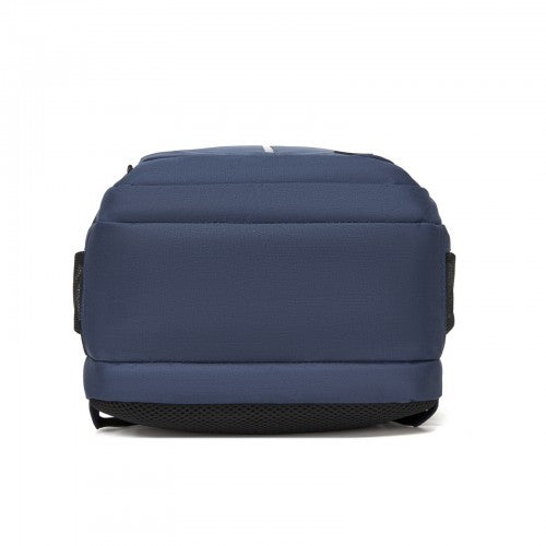 Kono 15.6 Inch Laptop Backpack Durable Comfortable Compartment Navy Travel | Neil's Luggage Store