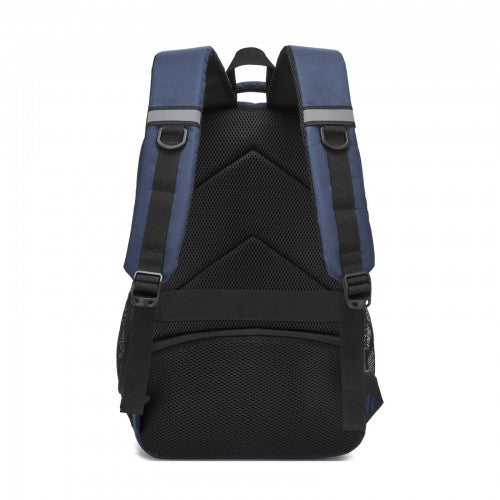 Kono 15.6 Inch Laptop Backpack Durable Comfortable Compartment Navy Travel | Neil's Luggage Store