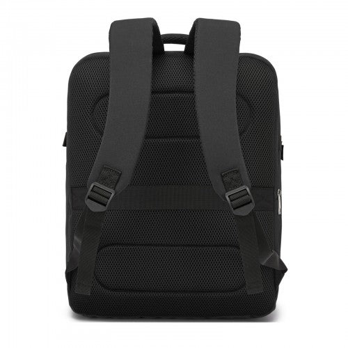 Kono 32L Upgraded Cabin Backpack 17.3 Inch Laptop Sleeve And Luggage Strap Black | Neil's Luggage Store