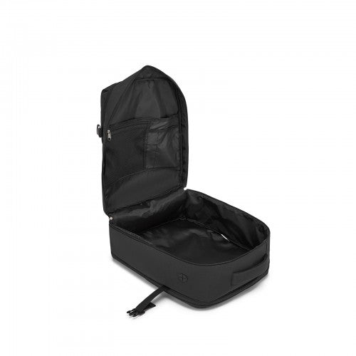 Kono 32L Upgraded Cabin Backpack 17.3 Inch Laptop Sleeve And Luggage Strap Black | Neil's Luggage Store