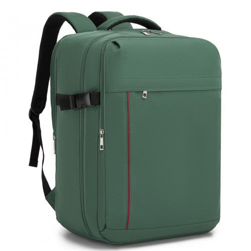 Kono 32L Cabin Backpack For 17.3 Laptop Breathable Straps Trolley Green | Neil's Luggage Store