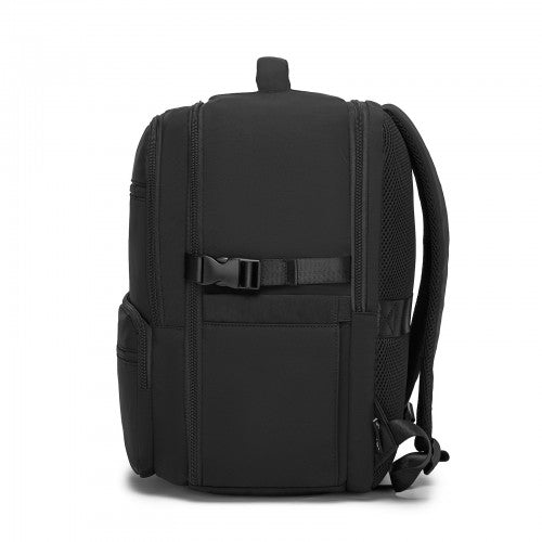 Kono Compact 15.6 Inch Laptop Backpack Trolley Sleeve Under Seat Storage Black | Neil's Luggage Store