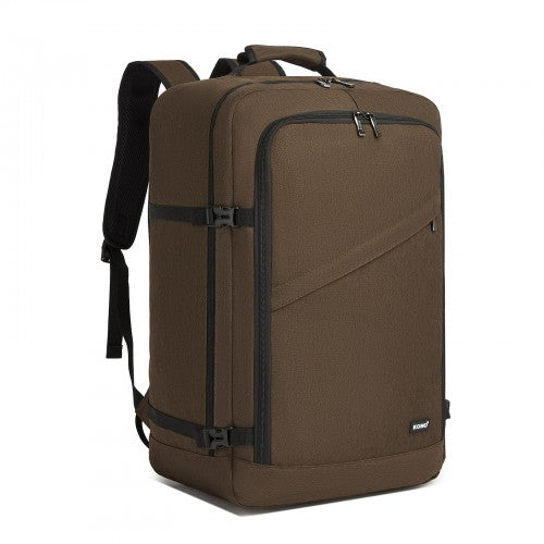 BPK2531L - Kono Multi-purpose Business Large Backpack–Fits 15.6" Laptop, Ideal for Work, Travel & Daily Commute - Brown | Neil's Luggage Store