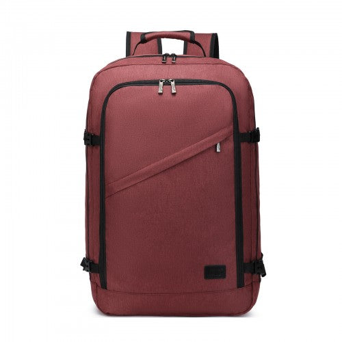 BPK2531L - Kono Multi-purpose Business Large Backpack–Fits 15.6" Laptop, Ideal for Work, Travel & Daily Commute - Burgundy | Neil's Luggage Store