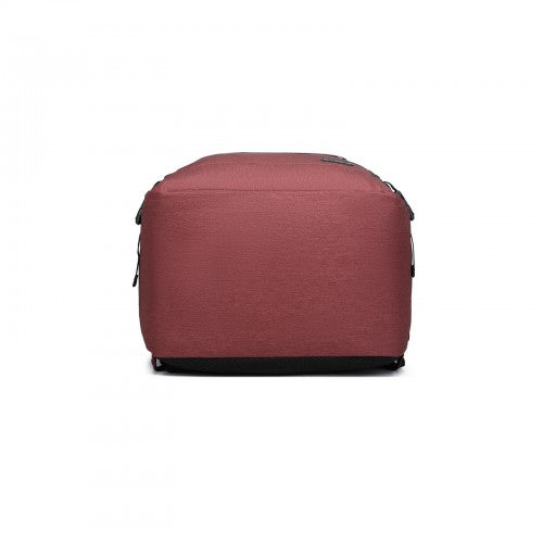 BPK2531L - Kono Multi-purpose Business Large Backpack–Fits 15.6" Laptop, Ideal for Work, Travel & Daily Commute - Burgundy | Neil's Luggage Store