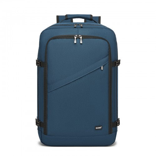 BPK2531L - Kono Multi-purpose Business Large Backpack–Fits 15.6" Laptop, Ideal for Work, Travel & Daily Commute - Navy | Neil's Luggage Store