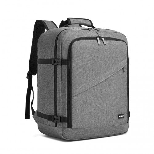 BPK2531M - Kono Multi-purpose Business Medium-sized Backpack–Fits 15.6" Laptop, Ideal for Work, Travel & Daily Commute - Grey | Neil's Luggage Store