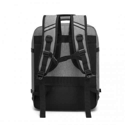 BPK2531M - Kono Multi-purpose Business Medium-sized Backpack–Fits 15.6" Laptop, Ideal for Work, Travel & Daily Commute - Grey | Neil's Luggage Store