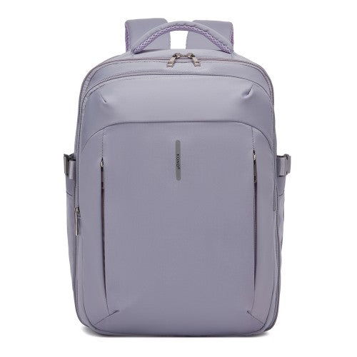 BPK2602- Kono Cabin Approved Carry On Backpack 40×30×20cm, Water Resistant 15.6 Inch Laptop Travel Rucksack with Dry-wet Separation Pouch - Purple | Neil's Luggage Store
