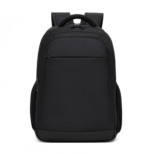 BPN2607 - Trendy Laptop Backpack,Soft Padded,Practical,Organized Storage,Lightweight 15.6" Notebook Bag for Work, School & Travel - Black | Neil's Luggage Store