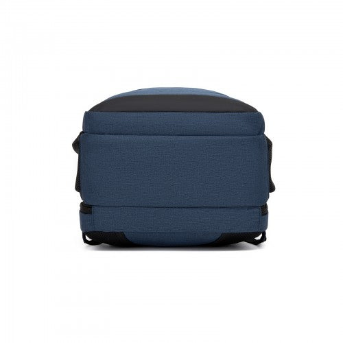 BPN2607 - Trendy Laptop Backpack,Soft Padded,Practical,Organized Storage,Lightweight 15.6" Notebook Bag for Work, School & Travel - Navy