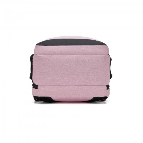 BPN2607 - Trendy Laptop Backpack,Soft Padded,Practical,Organized Storage,Lightweight 15.6" Notebook Bag for Work, School & Travel - Pink | Neil's Luggage Store
