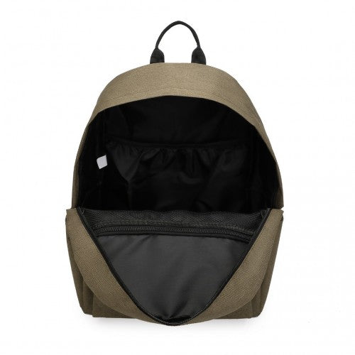 E1930 - Kono Durable Polyester Everyday Backpack With Sleek Design - Brown | Neil's Luggage Store