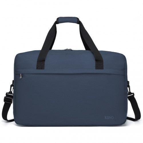 E1960L - Kono Lightweight Multi Purpose Unisex Sports Travel Duffel Bag - Navy | Neil's Luggage Store