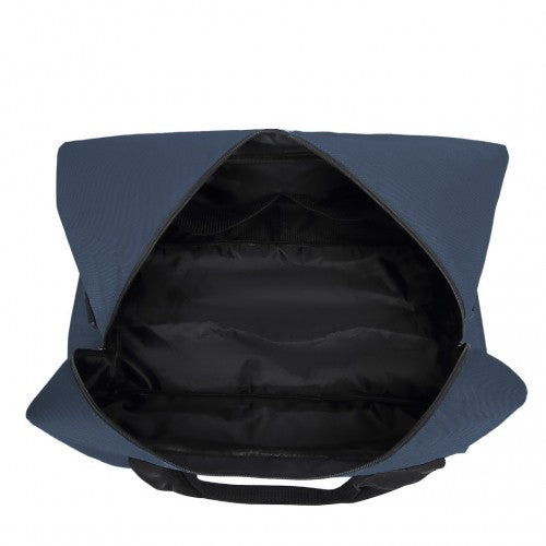 E1960L - Kono Lightweight Multi Purpose Unisex Sports Travel Duffel Bag - Navy | Neil's Luggage Store