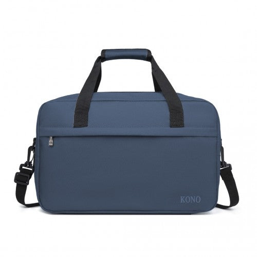 E1960M - Kono Lightweight Multi Purpose Unisex Sports Travel Duffel Bag - Navy | Neil's Luggage Store