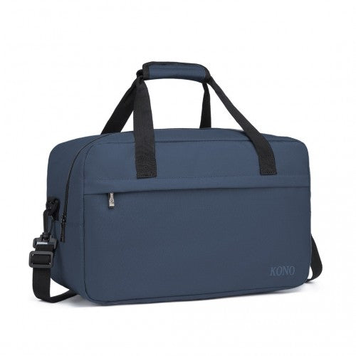 E1960M - Kono Lightweight Multi Purpose Unisex Sports Travel Duffel Bag - Navy | Neil's Luggage Store