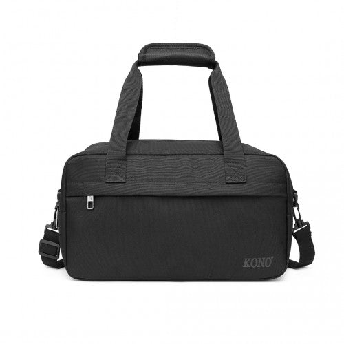 E1960S - Kono Lightweight Multi Purpose Unisex Sports Travel Duffel Bag - Black | Neil's Luggage Store