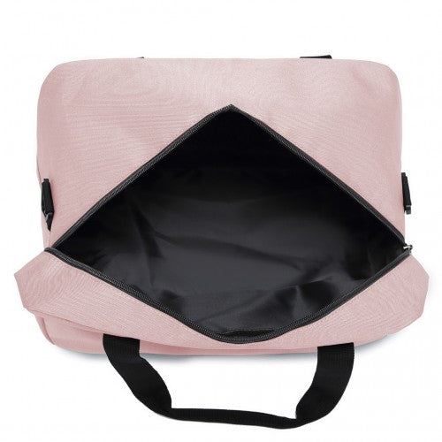 E1960S - Kono Lightweight Multi Purpose Unisex Sports Travel Duffel Bag - Pink | Neil's Luggage Store