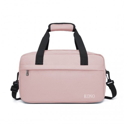 E1960S - Kono Lightweight Multi Purpose Unisex Sports Travel Duffel Bag - Pink | Neil's Luggage Store