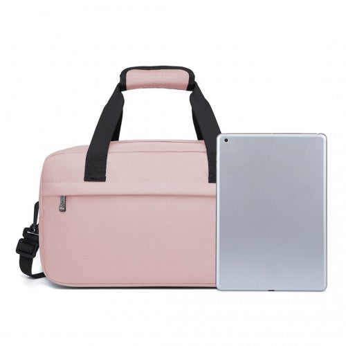 E1960S - Kono Lightweight Multi Purpose Unisex Sports Travel Duffel Bag - Pink | Neil's Luggage Store