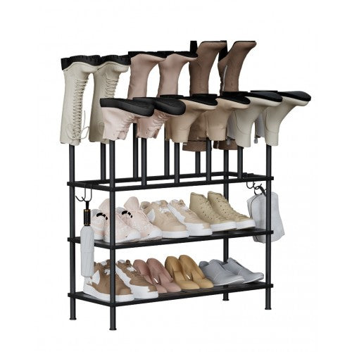 BFO4082-Two-tier Shoe Rack With Boot Storage | Neil's Luggage Store