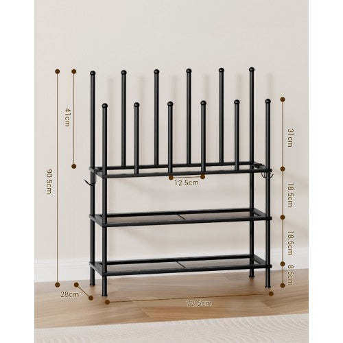 BFO4082-Two-tier Shoe Rack With Boot Storage | Neil's Luggage Store
